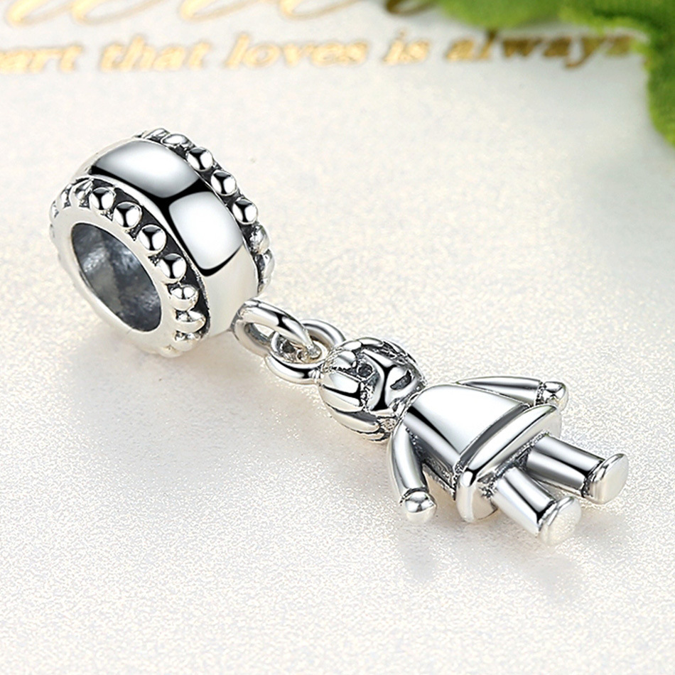 pandora little girl and little boy dangle