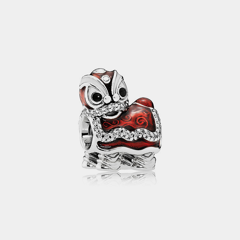pandora silver 925 ale chinese lion dance charm bead