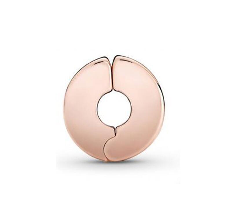 pandora pink fan pattern spacer clip charm sterling silver s925 love 2020