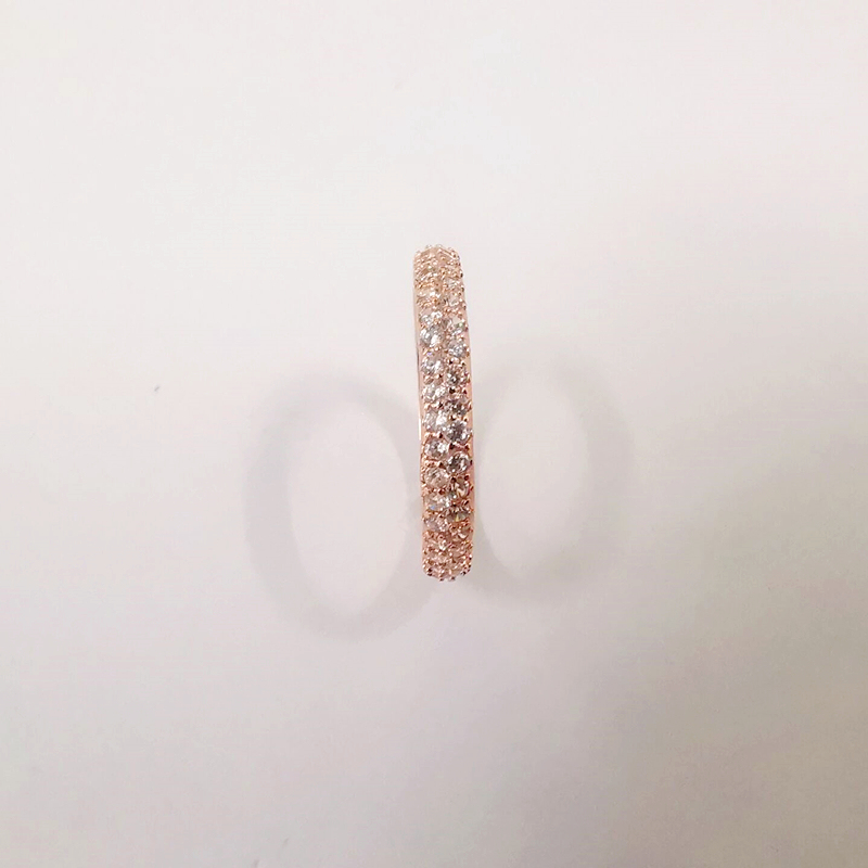 Pandora Inspiration Within Ring Rose, Clear CZ