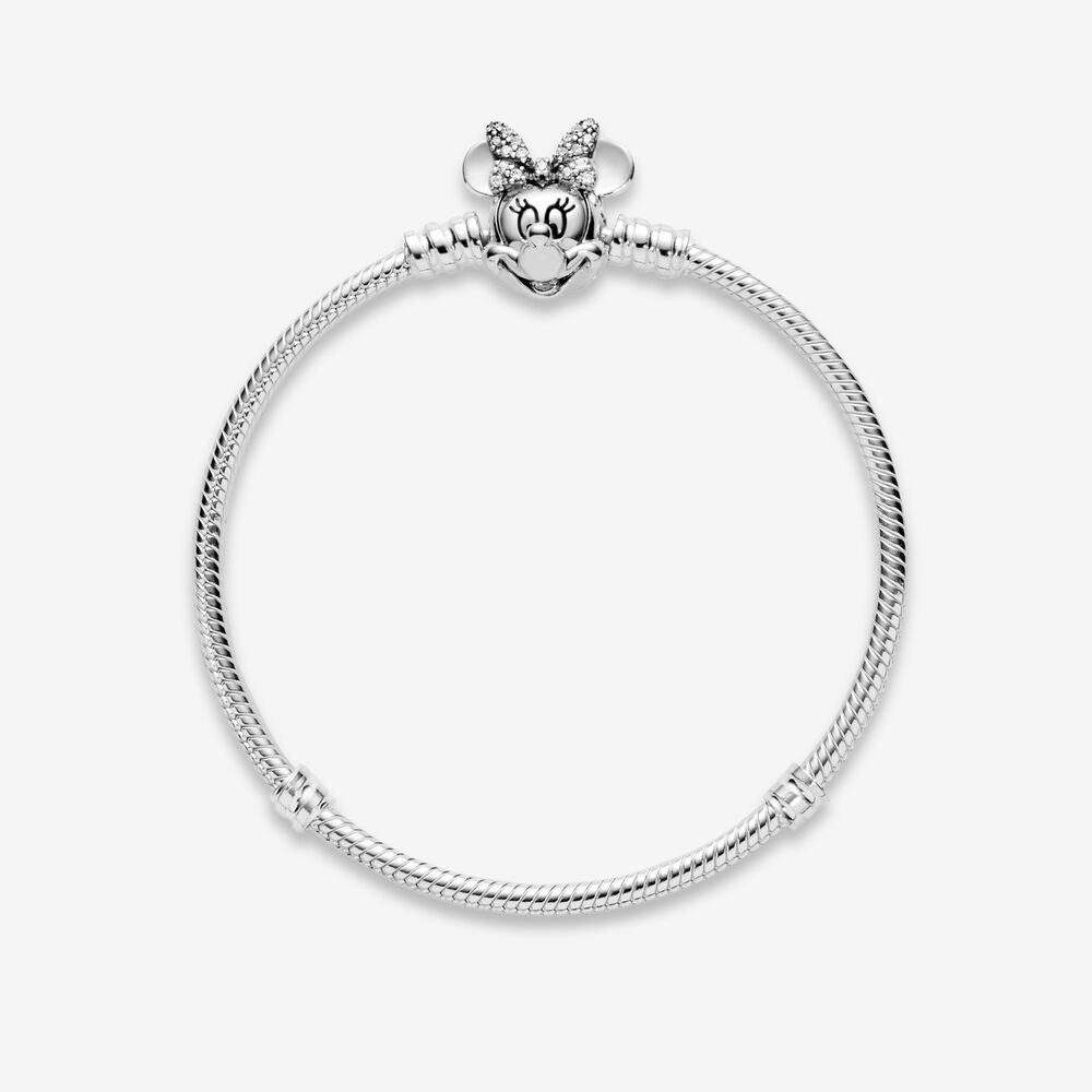 pandora bracelet shimmering minnie portrait