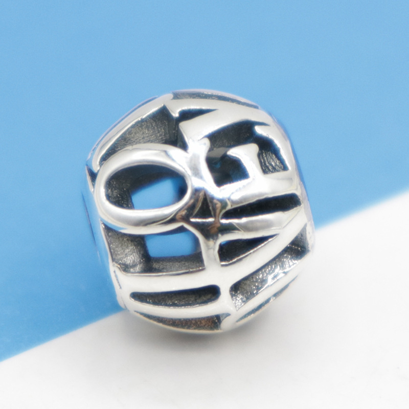 i love you script pandora charm openwork ball  s925 sterling silver