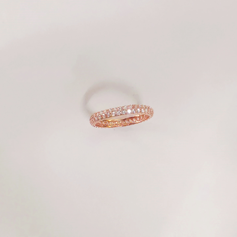 Pandora Inspiration Within Ring Rose, Clear CZ