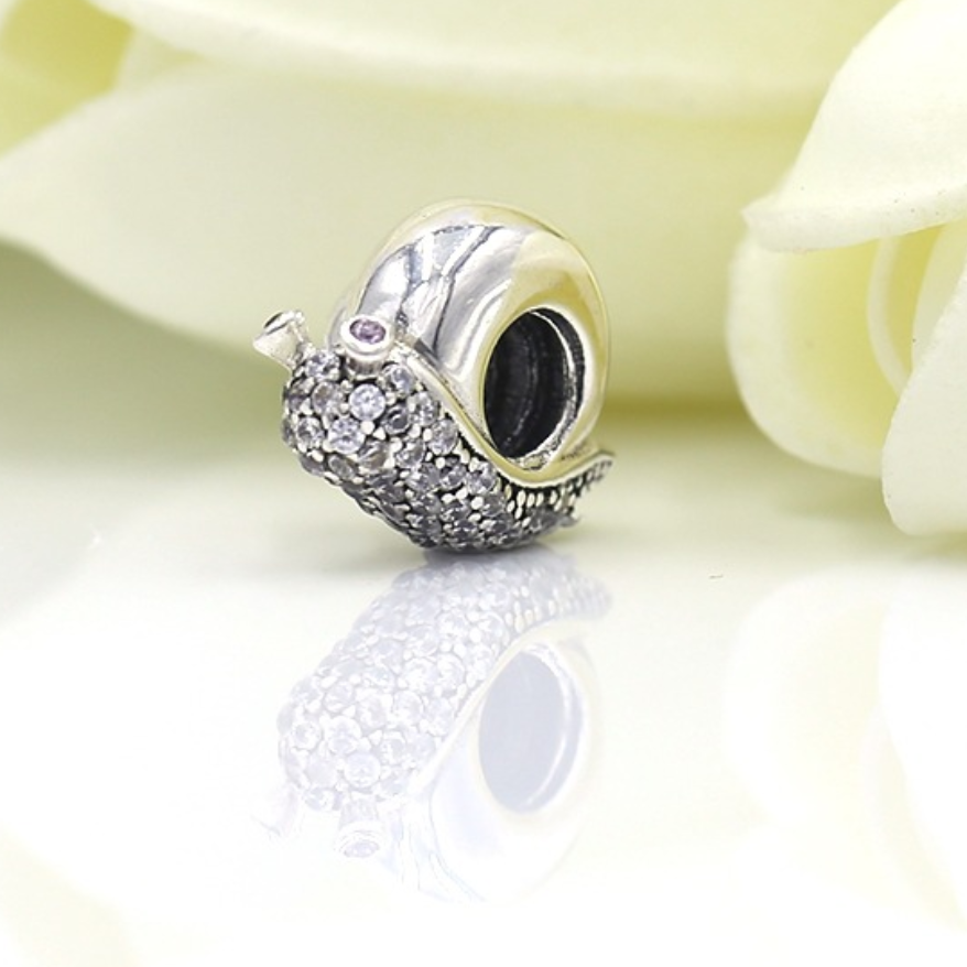 pandora sparkling snail charm s925 ale