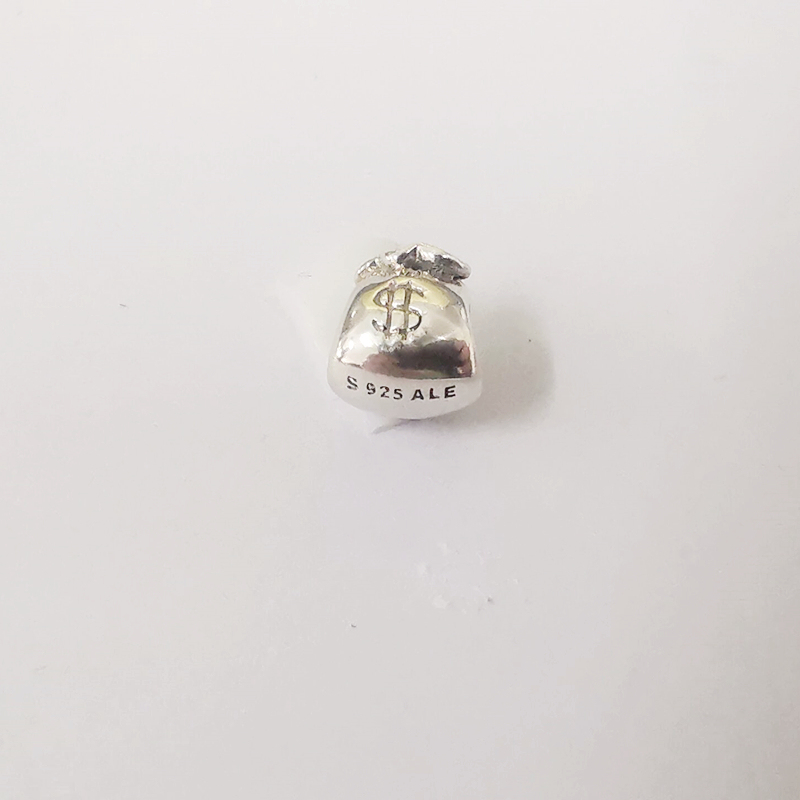 Pandora ALE 925 Sterling Silver Money Bag Charm