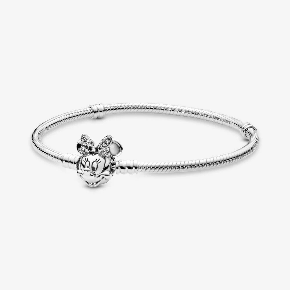 pandora bracelet shimmering minnie portrait