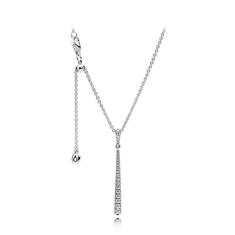 pandora shooting star sparkling cz pendant necklace