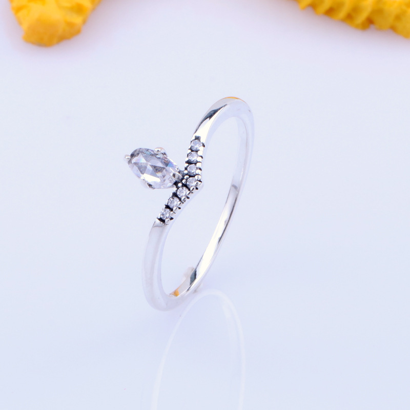 pandora classic wishbone ring s925 ale,all sizes, sterling silver