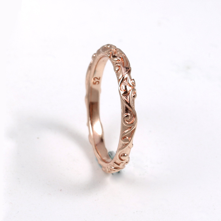 Pandora Rose Regal Pattern Ring