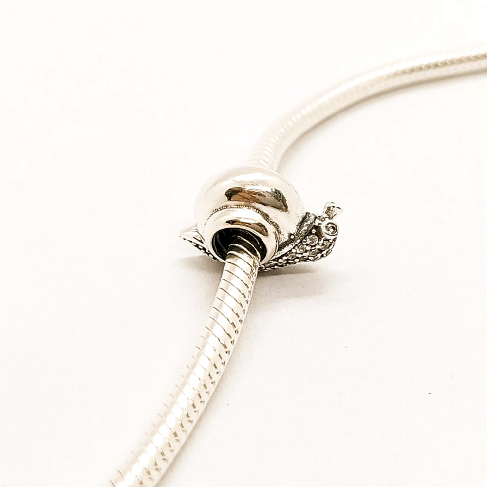 pandora sparkling snail charm s925 ale