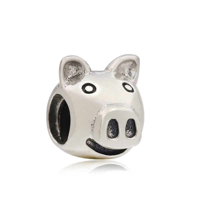 pandora 925 sterling silver charm pig