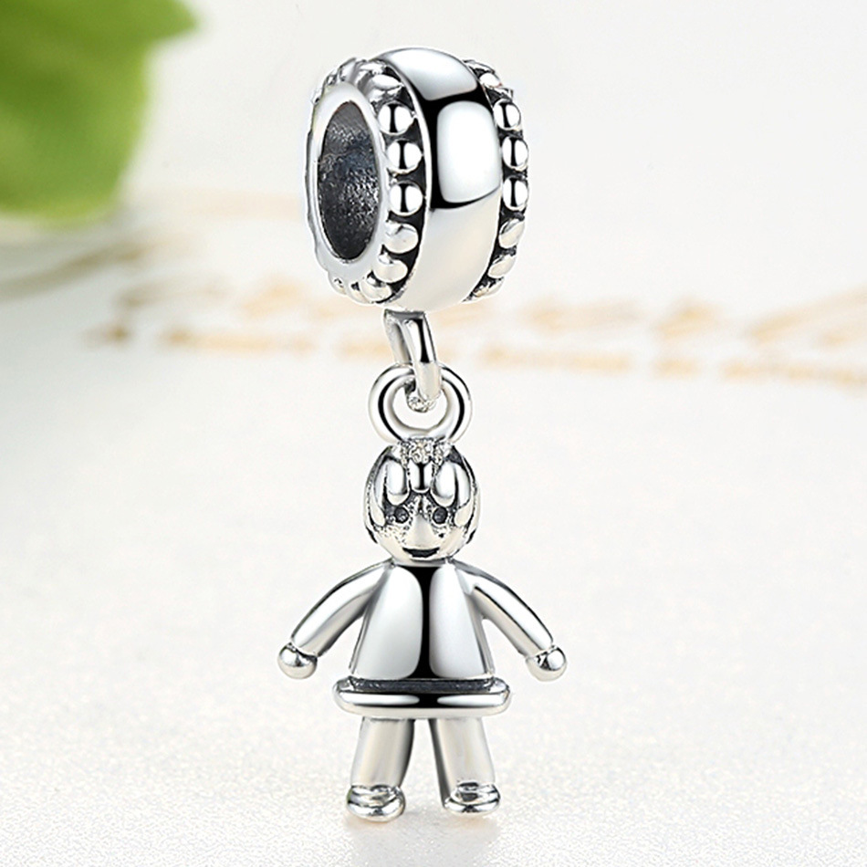 pandora little girl and little boy dangle