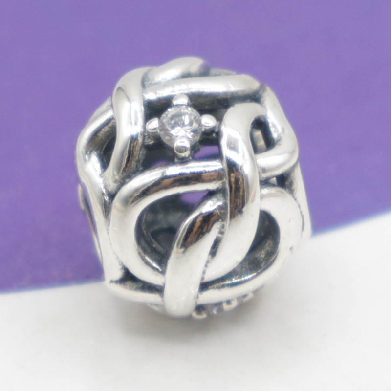 pandora rose gold ale r openwork woven infinity charm