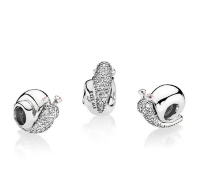 pandora sparkling snail charm s925 ale