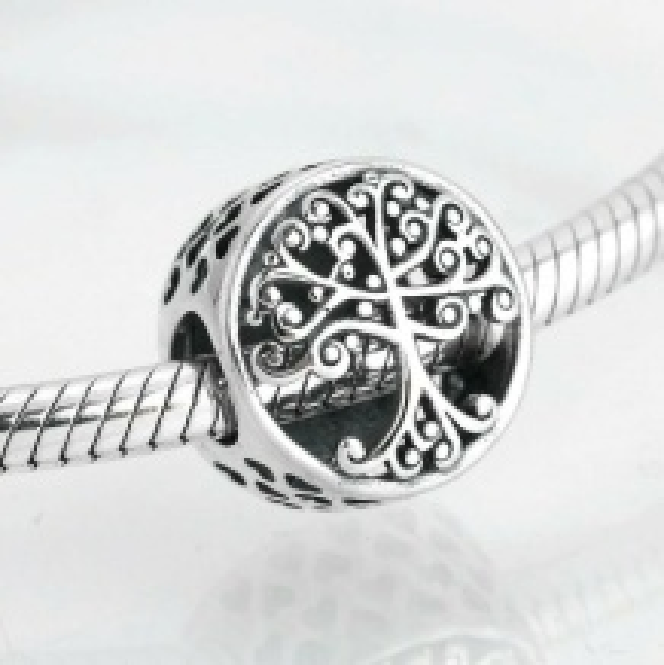 sterling silver tree of life family is where love grows charm 925 silver pandora
