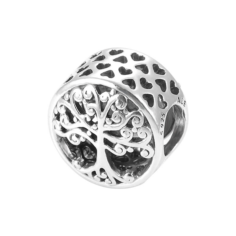 sterling silver tree of life family is where love grows charm 925 silver pandora