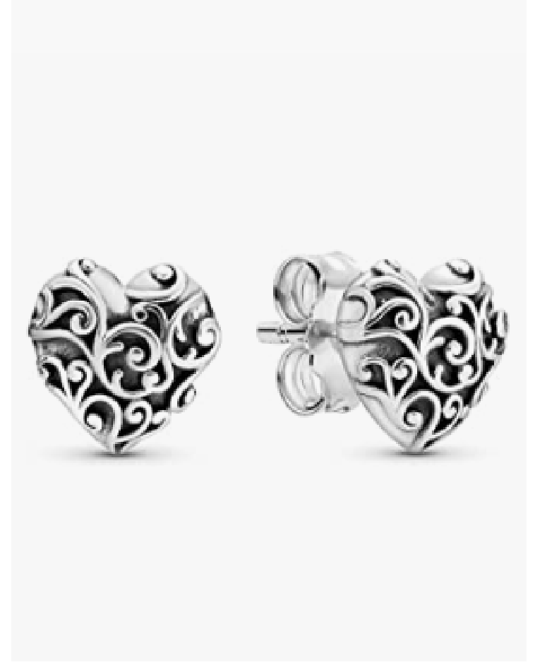 pandora women's stud earrings 925 sterling silver