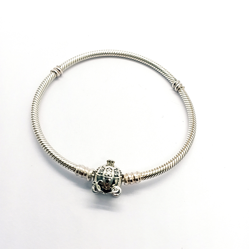 2020 pandora cinderella pumpkin coach clasp bracelet