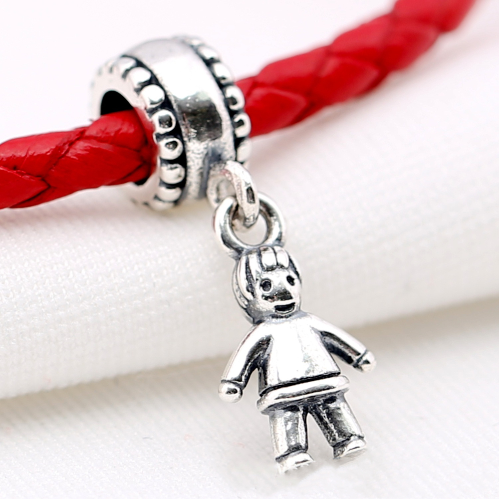 pandora little girl and little boy dangle