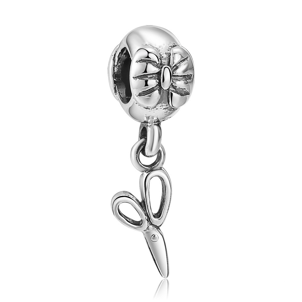 pandora dangle charm - vintage scissors & pouch s925 ale