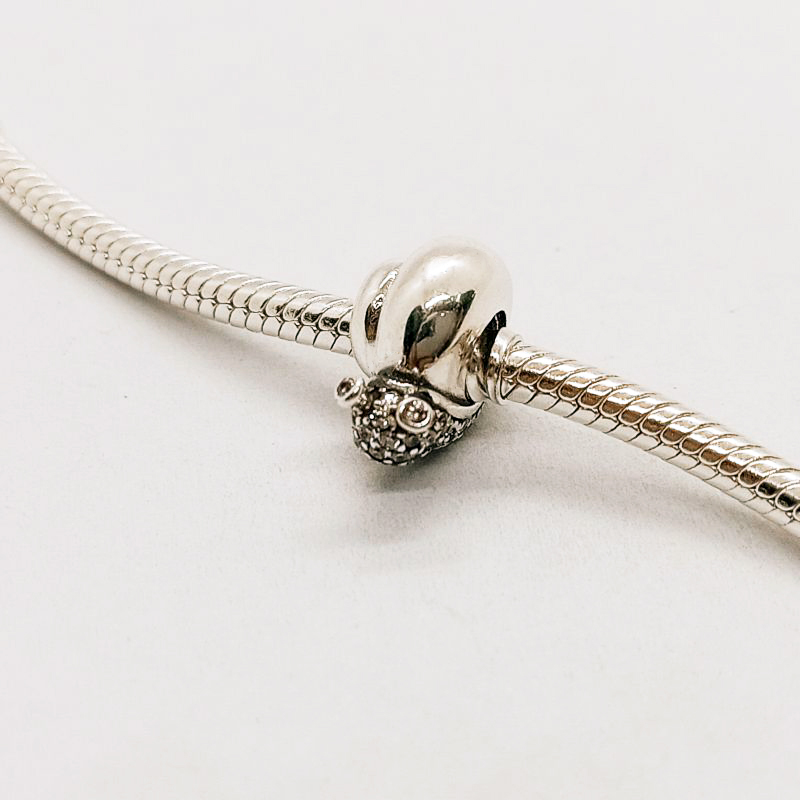 pandora sparkling snail charm s925 ale