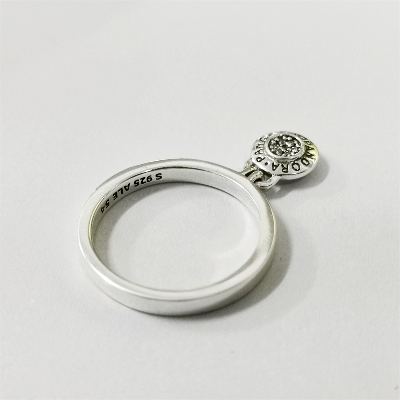 Pandora Logo Padlock Ring