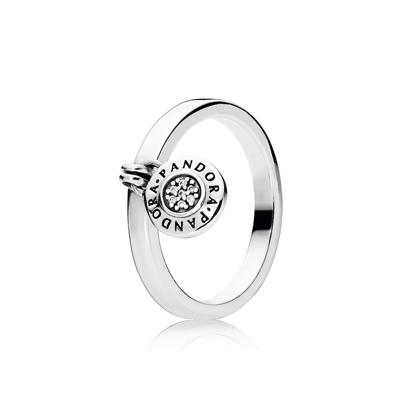 Pandora Logo Padlock Ring