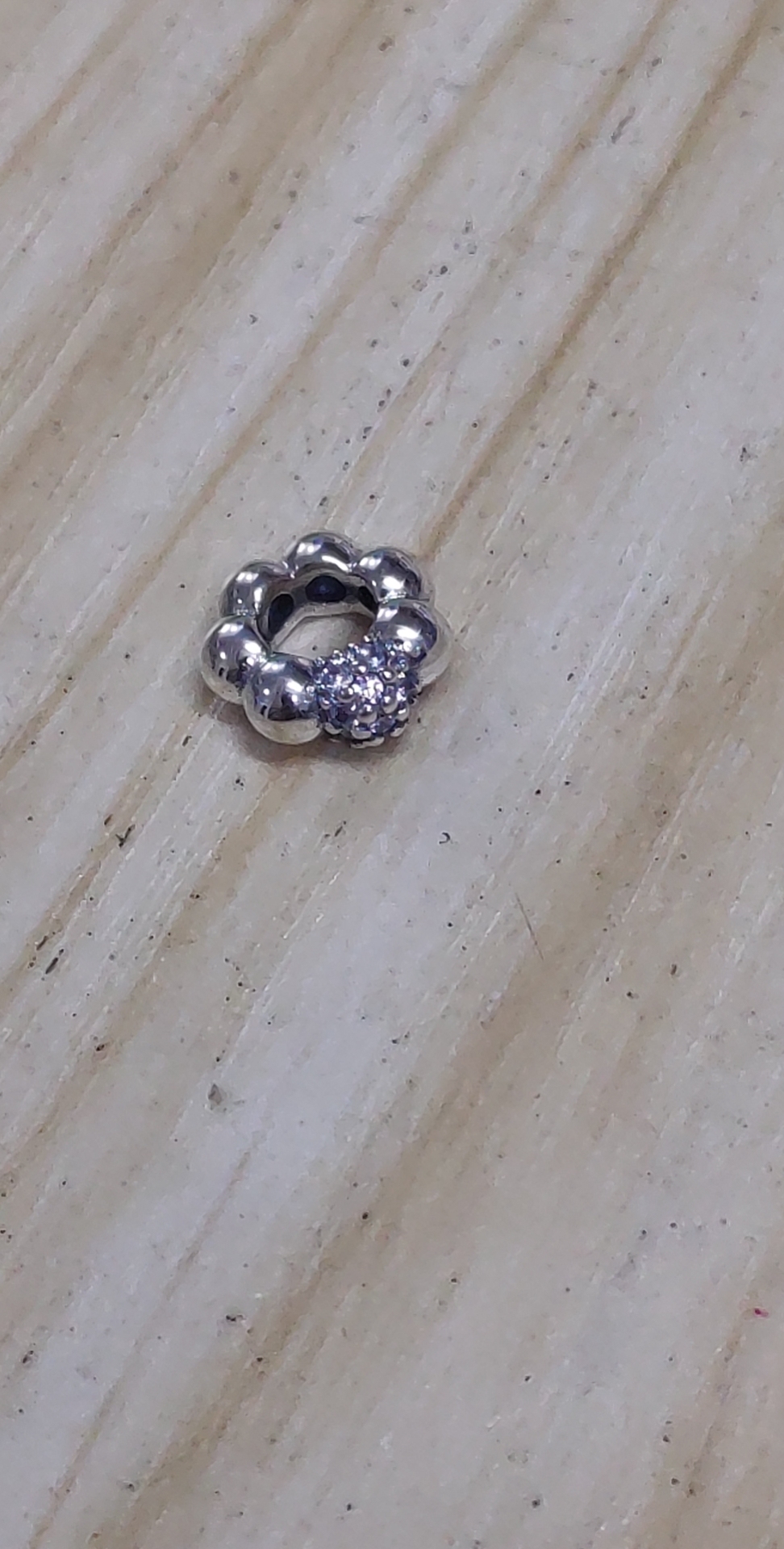 Pandora Spacer Element CZ Pavé Silber Beads