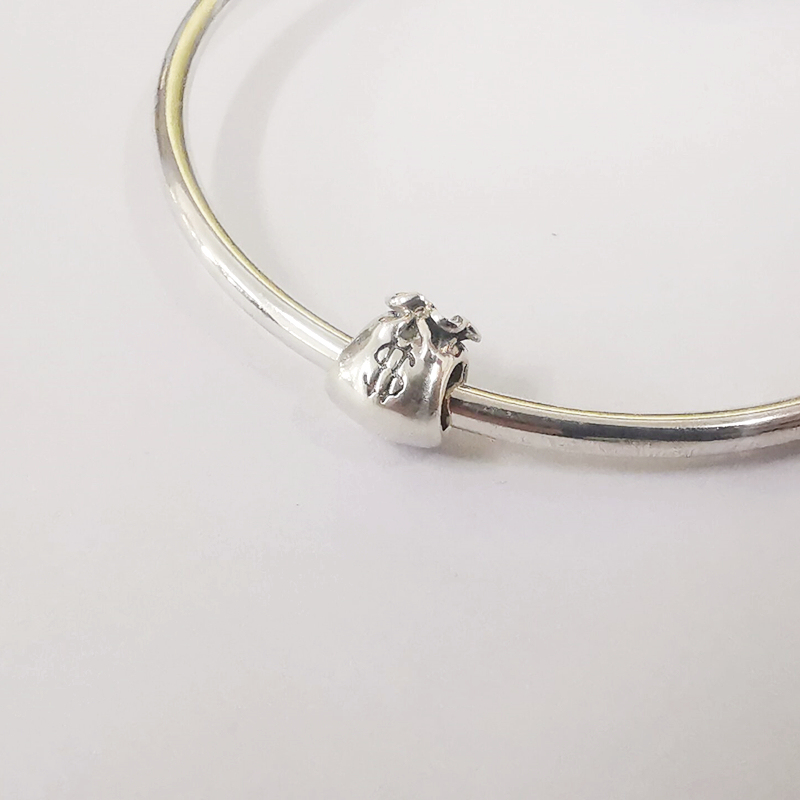 Pandora ALE 925 Sterling Silver Money Bag Charm