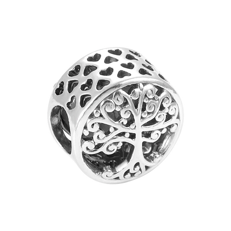 sterling silver tree of life family is where love grows charm 925 silver pandora
