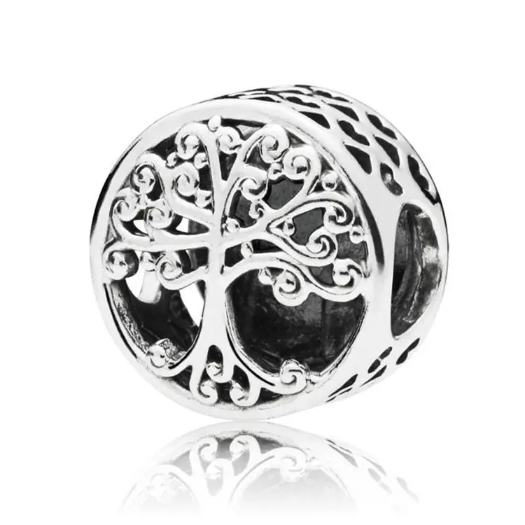 sterling silver tree of life family is where love grows charm 925 silver pandora