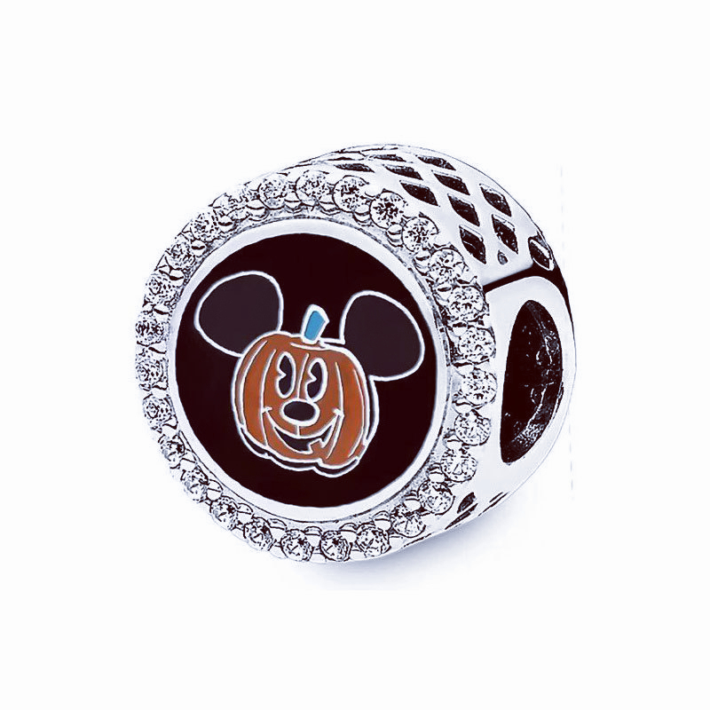 halloween pumpkin mickey pandora charm