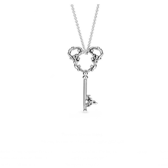 castle key necklace disney parks paris pandora