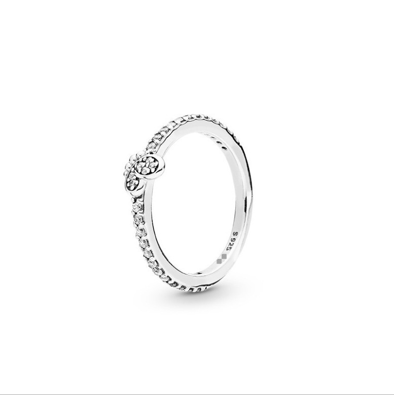 pandora bedazzling butterfly silver ring