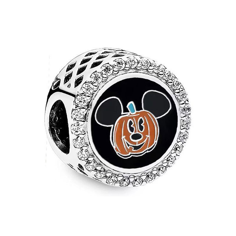 halloween pumpkin mickey pandora charm