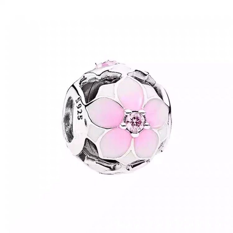 pandora rose gold magnolia bloom charm
