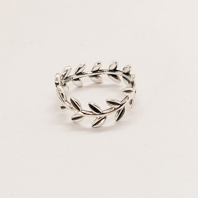 pandora 925 ale 190922 laurel wreath wide statement ring