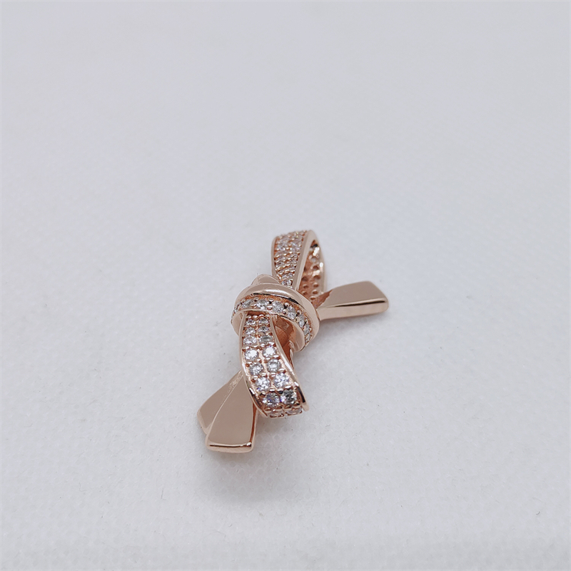 pandora charm sterling silver oversized sparking bow