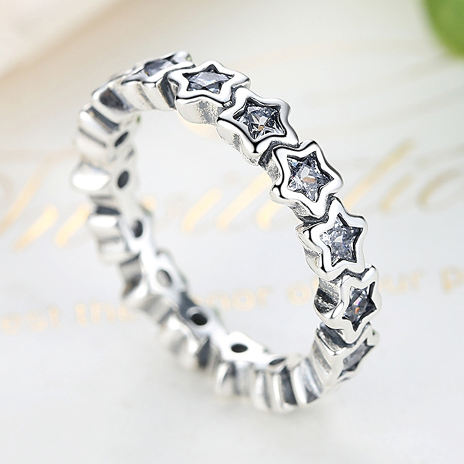 pandora sterling silver starshine ring