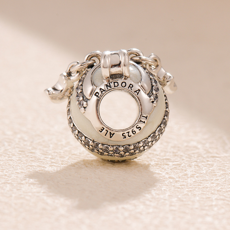 pandora white holiday radio city rockettes ornament charm