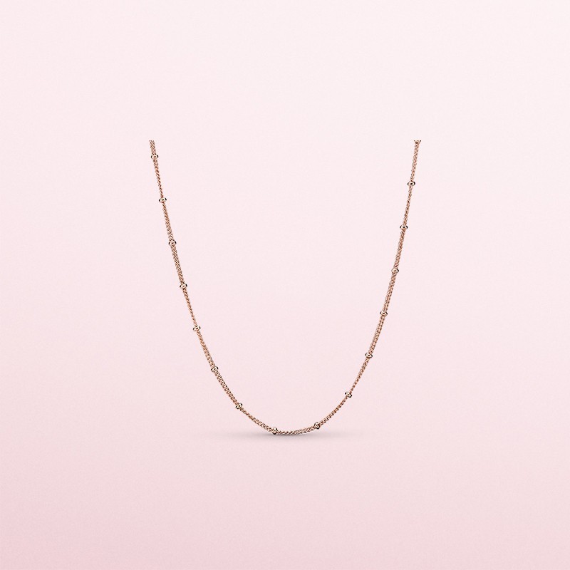 pandora shine beaded necklace ale gose gold