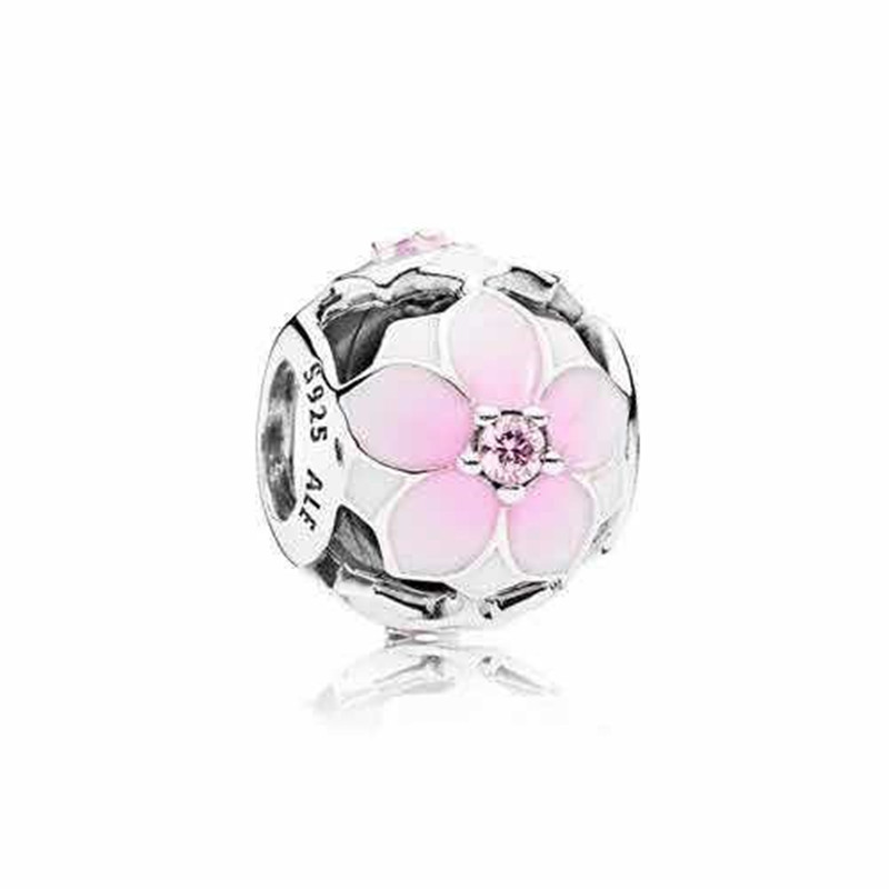 pandora rose gold magnolia bloom charm