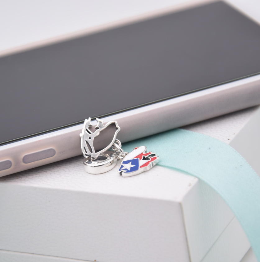 pandora puerto rico frog charm