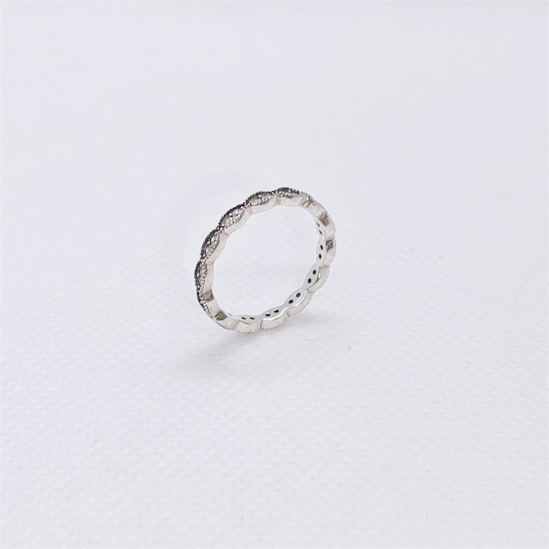 brandpandora oval leaves band ring