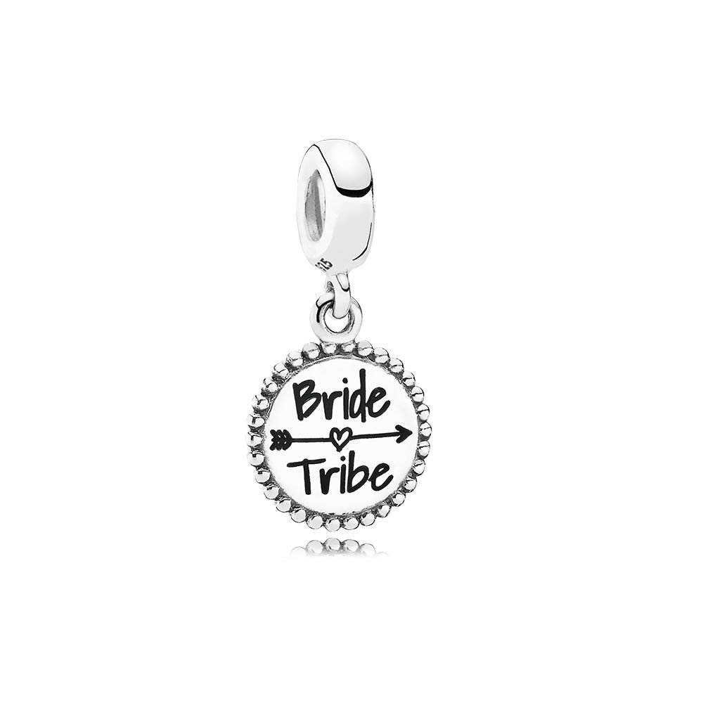 pandora bride tribe charm wedding party bridesmaid honor