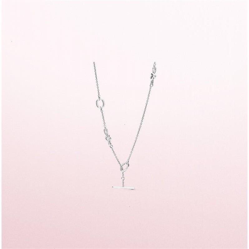 pandora knotted hearts necklace