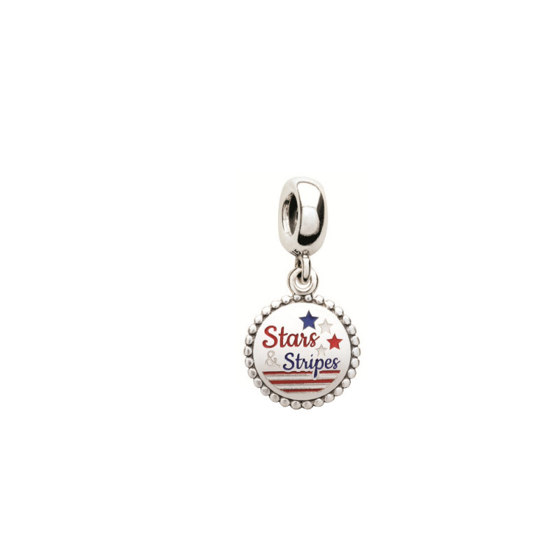 pandora stars and stripes dangle charm