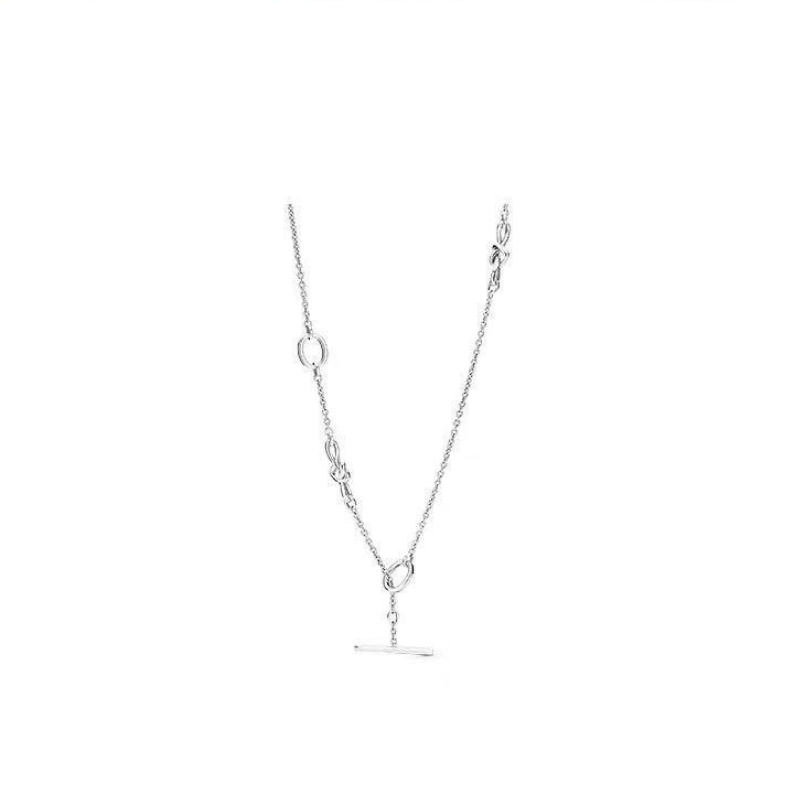 pandora knotted hearts necklace