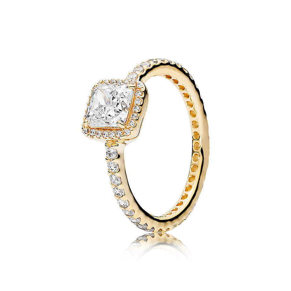 pandora gold timeless elegance ring