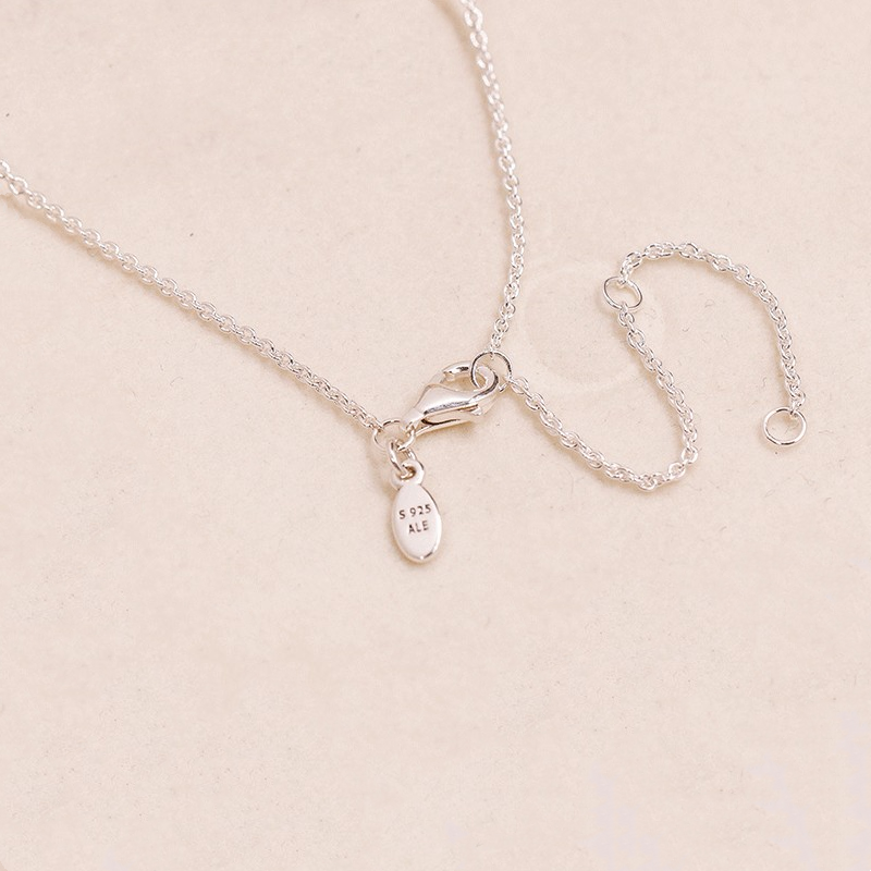 pandora silver floating grains necklace